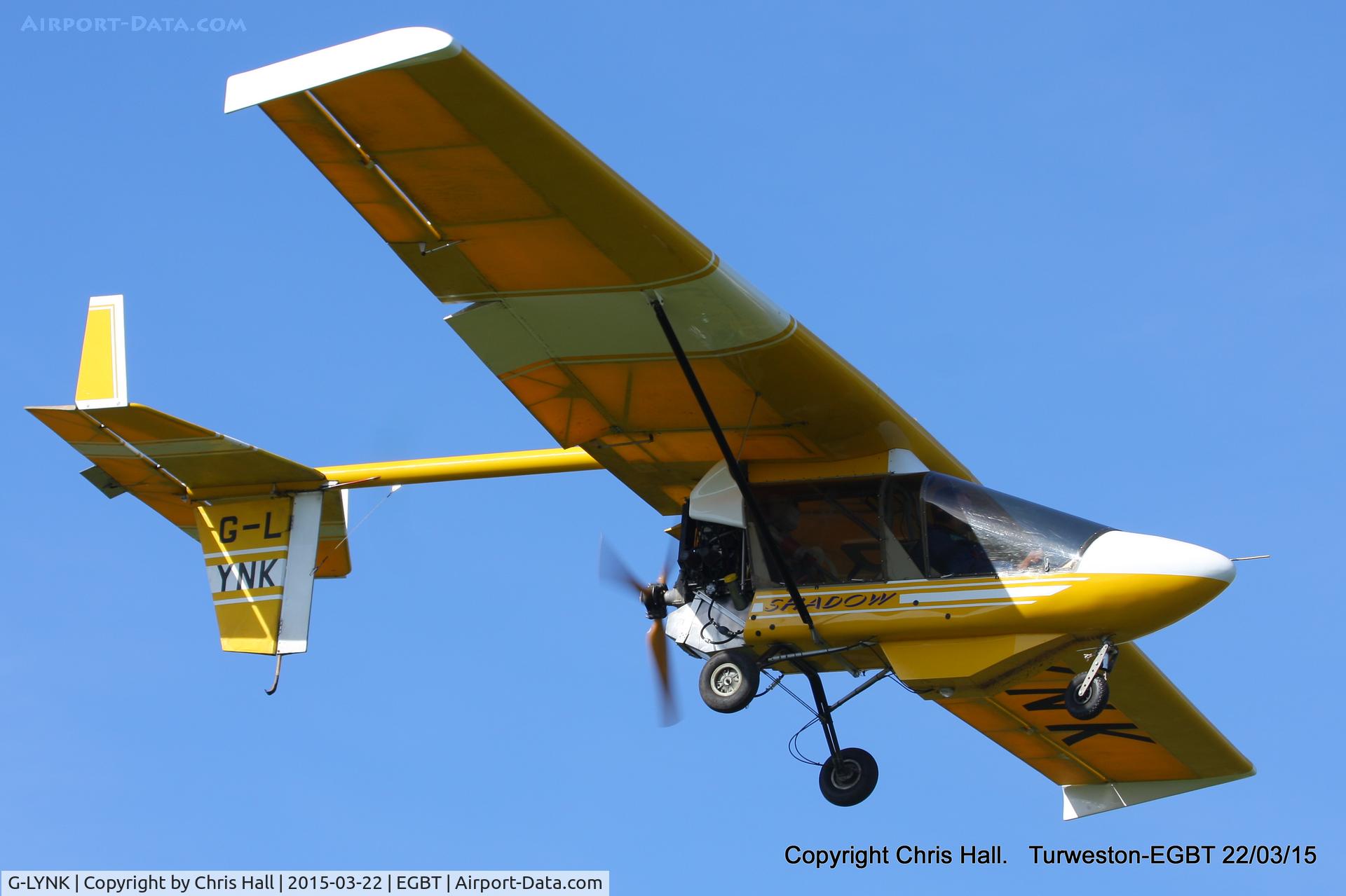 G-LYNK, 1998 CFM Shadow Series DD C/N 303-DD, at the Vintage Aircraft Club spring rally