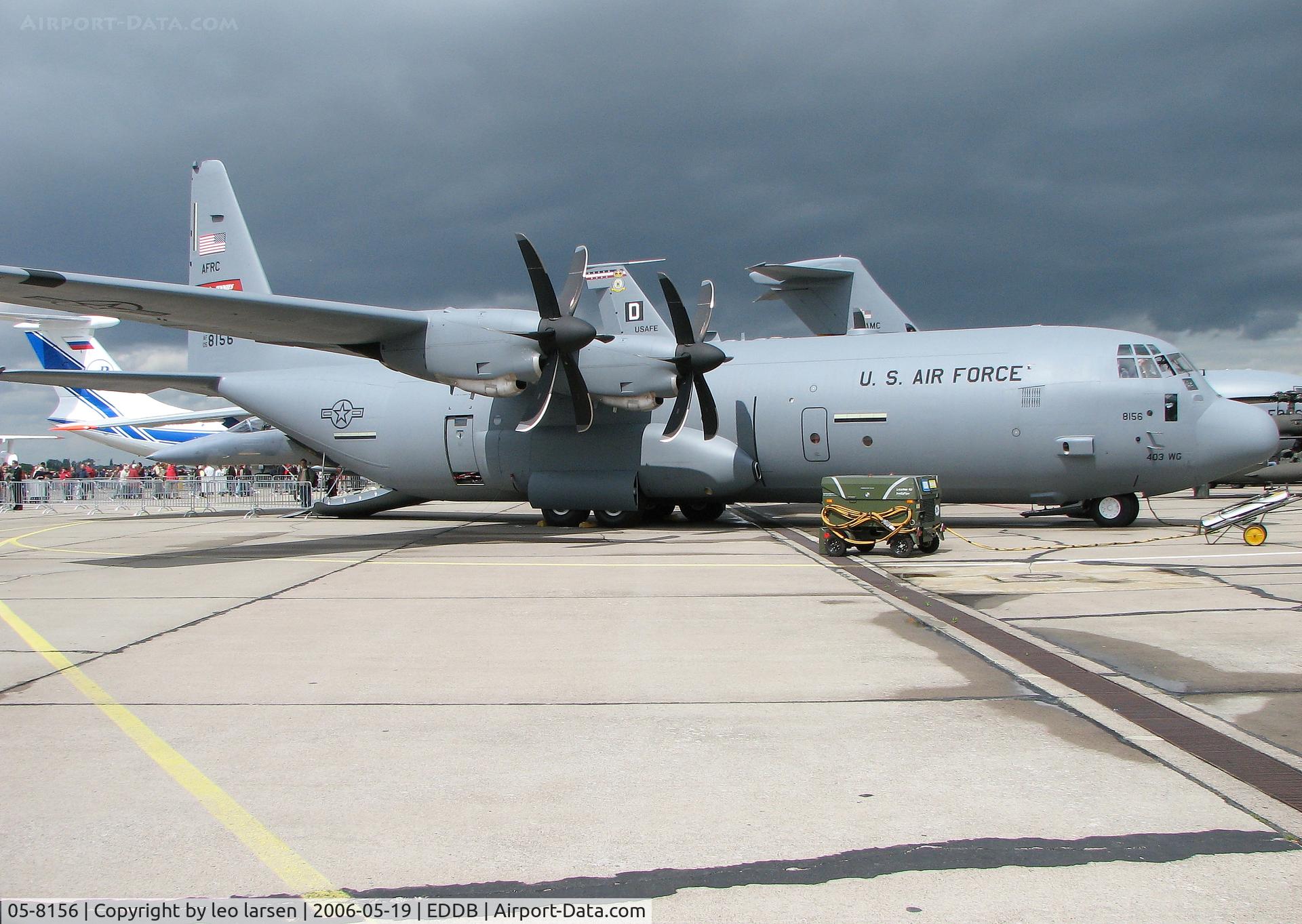 05-8156, 2005 Lockheed Martin C-130J-30 Super Hercules C/N 382-5571, Berlin Air Show 19.5.06