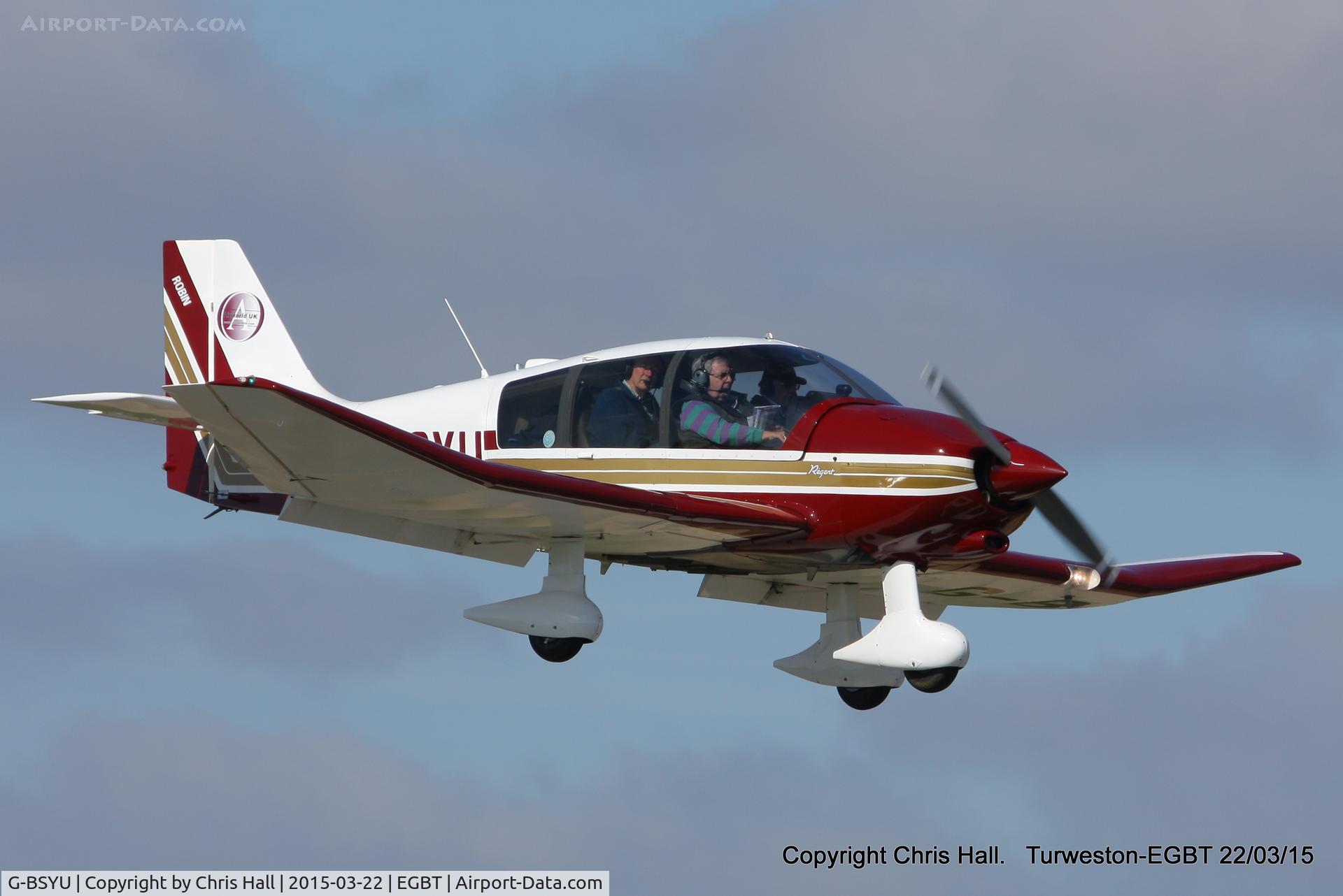 G-BSYU, 1990 Robin DR-400-180 Regent Regent C/N 2027, at the Vintage Aircraft Club spring rally