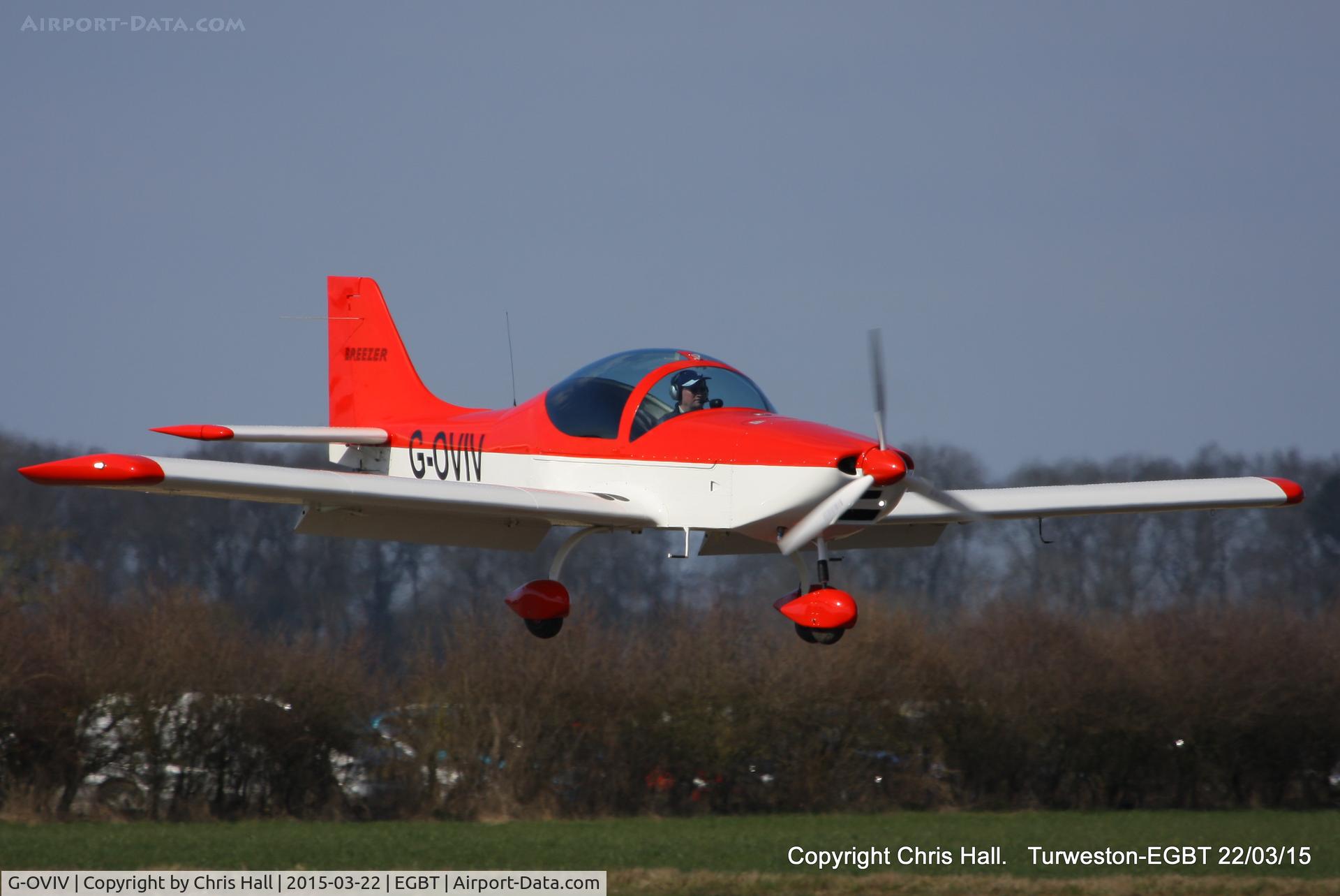 G-OVIV, 2011 Breezer B600 C/N 016LSA, at the Vintage Aircraft Club spring rally