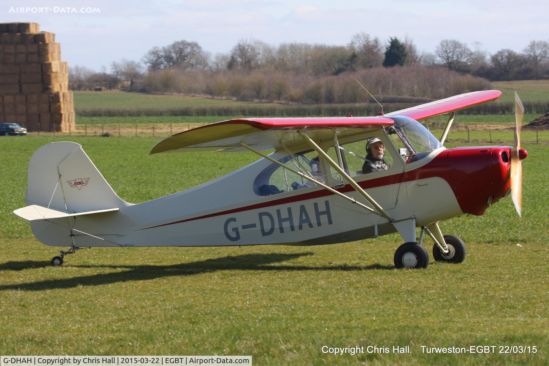 G-DHAH, 1946 Aeronca 7AC Champion C/N 7AC-4185, at the Vintage Aircraft Club spring rally