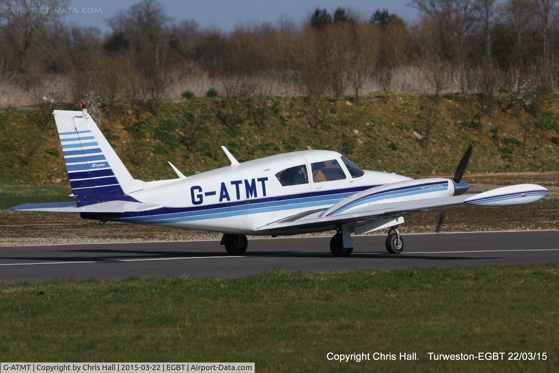 G-ATMT, 1964 Piper PA-30-160 Twin Comanche Twin Comanche C/N 30-439, at the Vintage Aircraft Club spring rally
