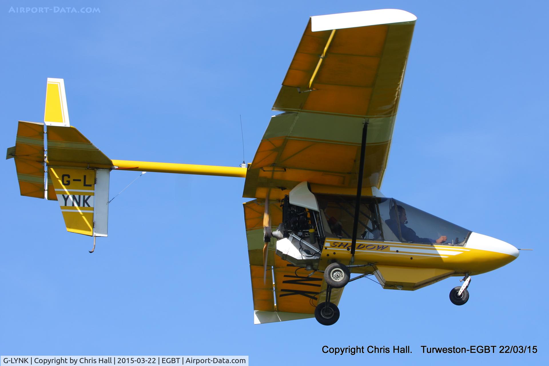 G-LYNK, 1998 CFM Shadow Series DD C/N 303-DD, at the Vintage Aircraft Club spring rally