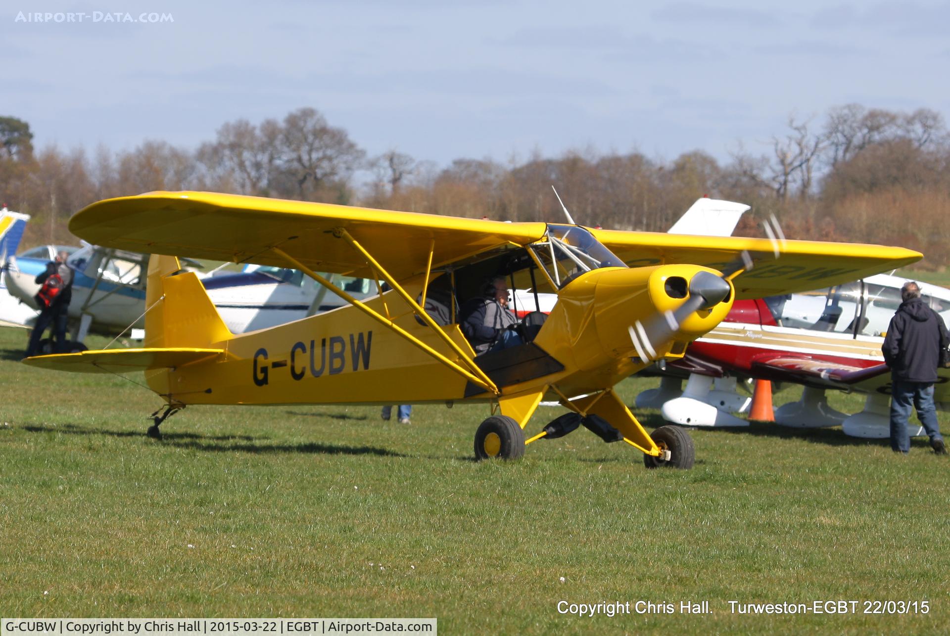 G-CUBW, 2005 Wag-Aero CUBy Acro Trainer C/N PFA 108-13581, at the Vintage Aircraft Club spring rally