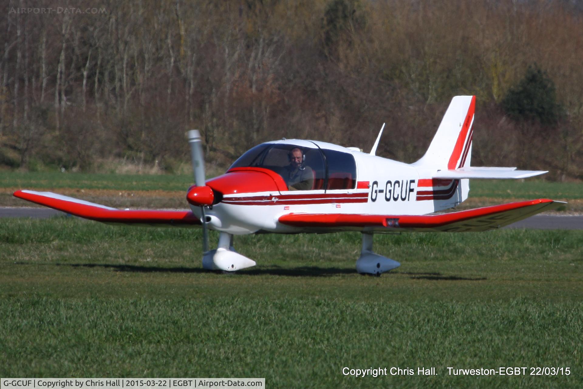 G-GCUF, 1981 Robin DR-400-160 Chevalier C/N 1504, at the Vintage Aircraft Club spring rally
