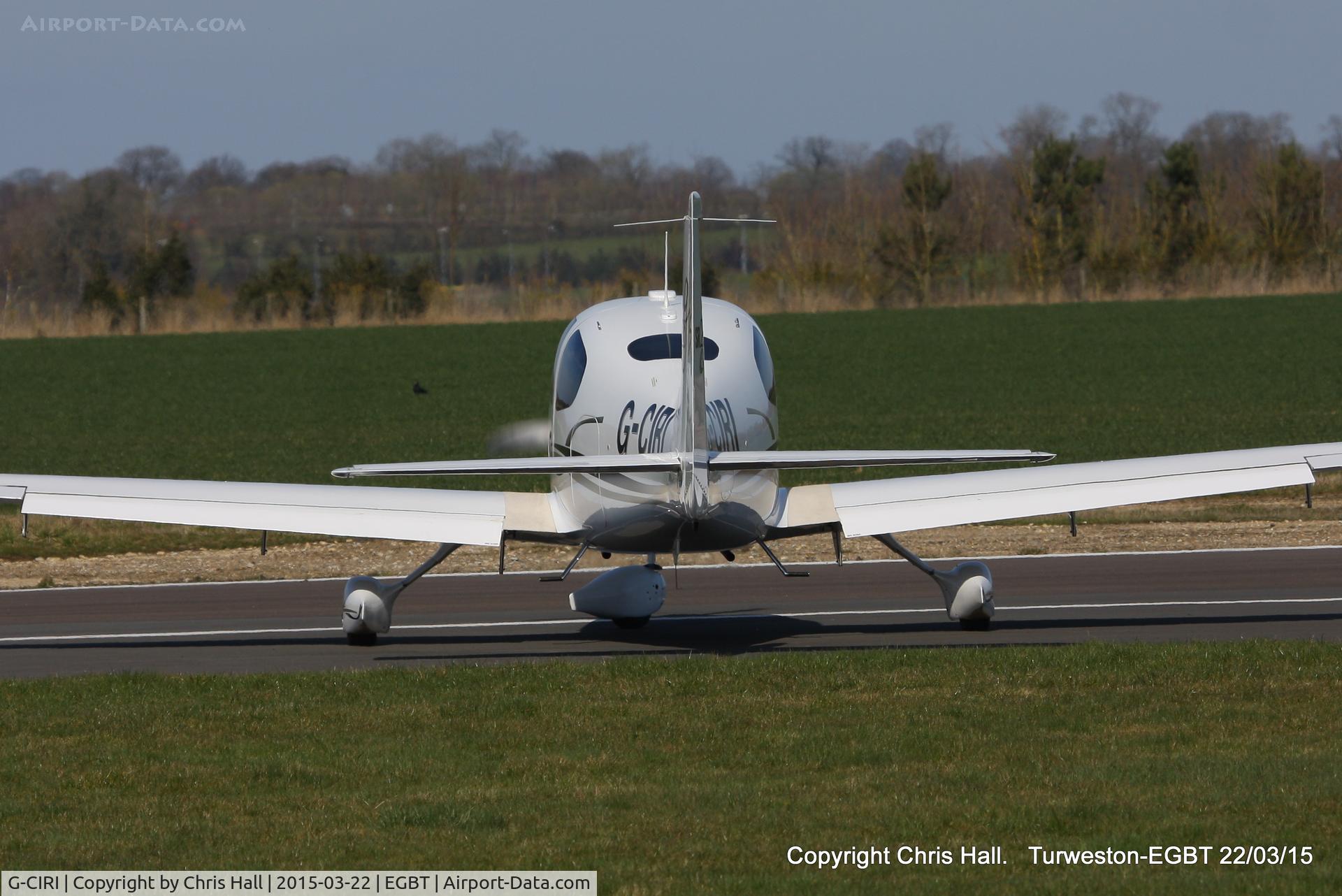 G-CIRI, 2007 Cirrus SR20 C/N 1791, at the Vintage Aircraft Club spring rally