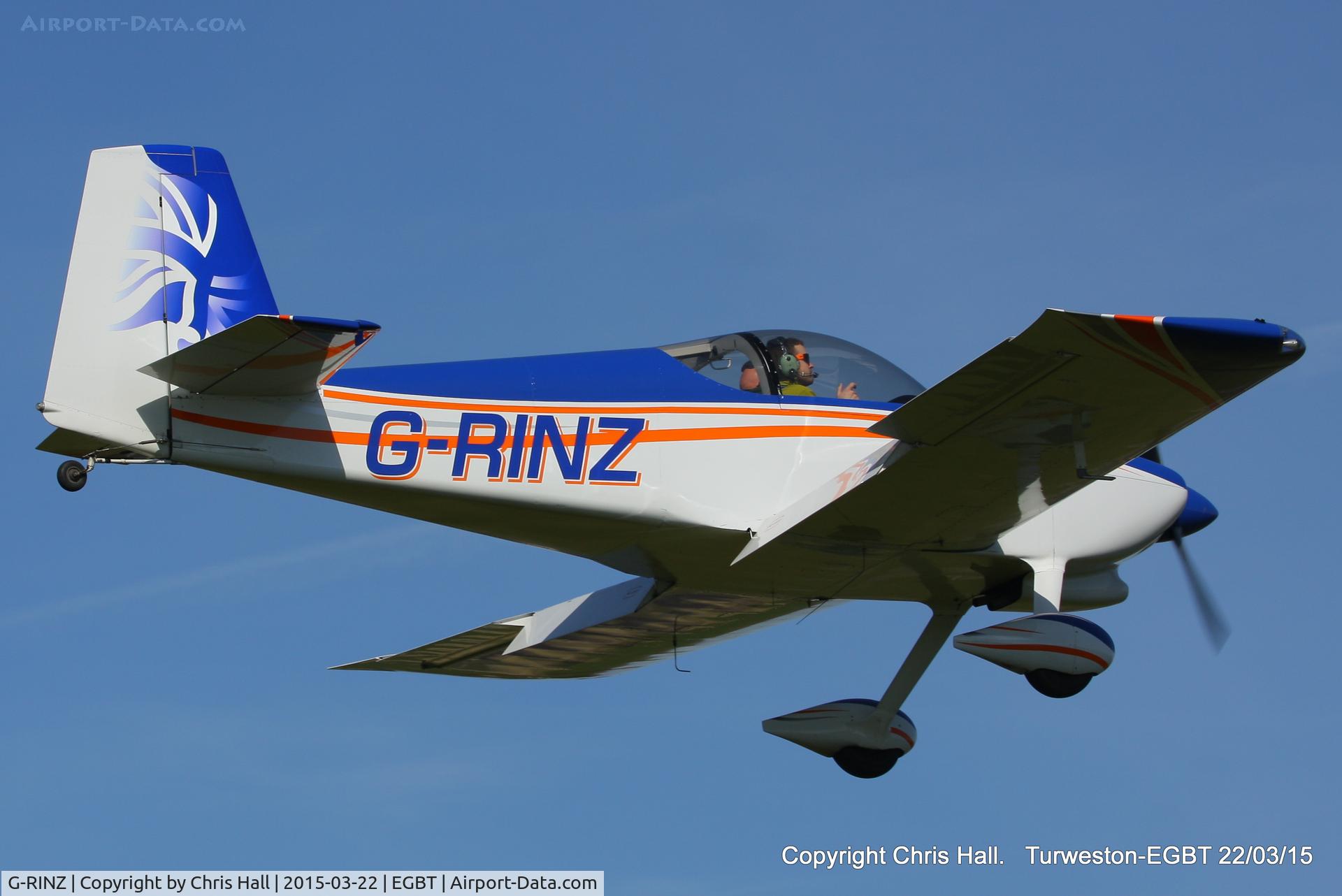 G-RINZ, 2006 Vans RV-7 C/N PFA 323-13982, at the Vintage Aircraft Club spring rally