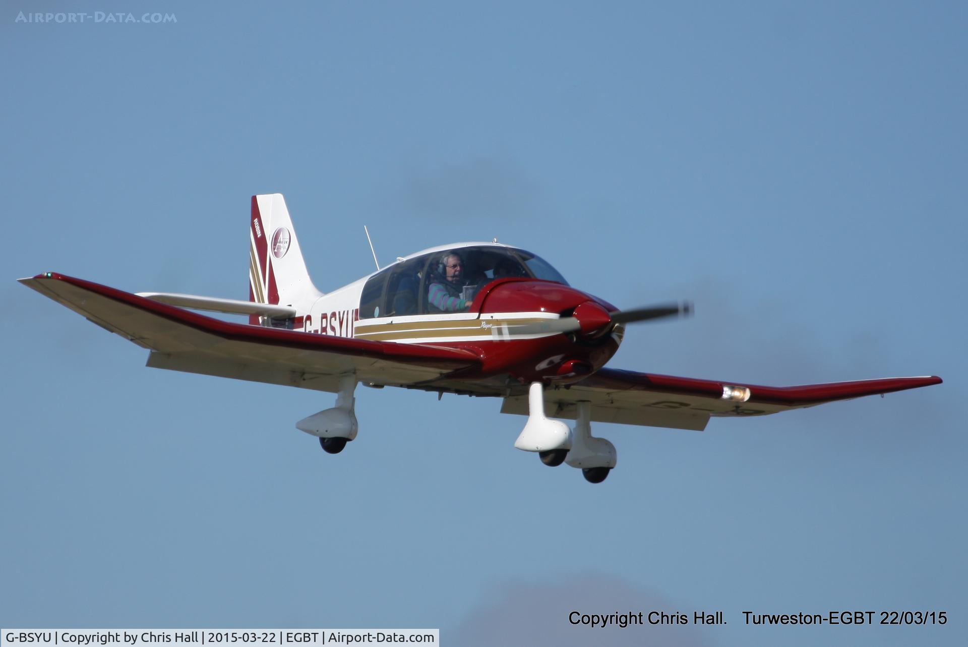 G-BSYU, 1990 Robin DR-400-180 Regent Regent C/N 2027, at the Vintage Aircraft Club spring rally
