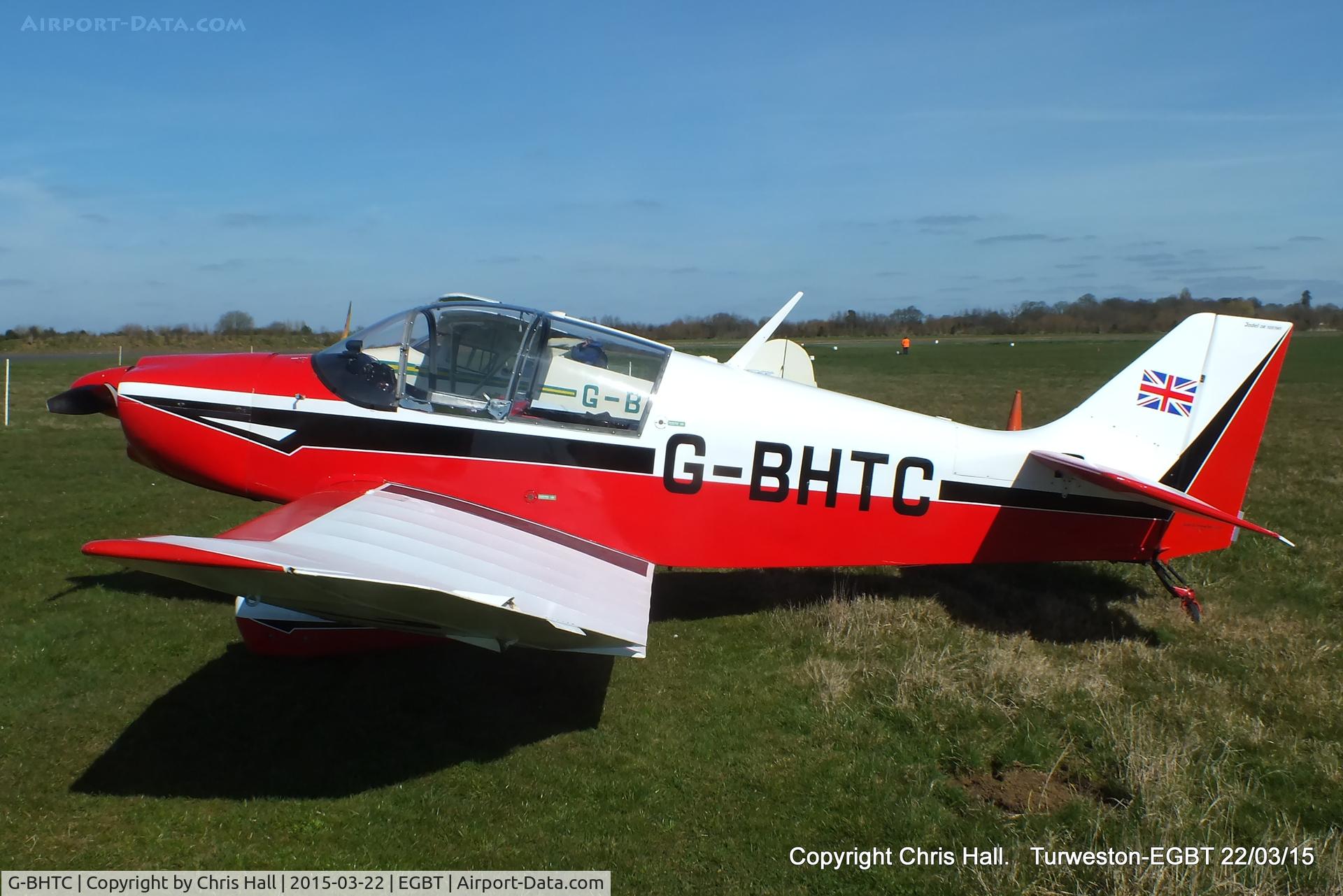 G-BHTC, 1964 CEA Jodel DR-1051-M1 C/N 581, at the Vintage Aircraft Club spring rally
