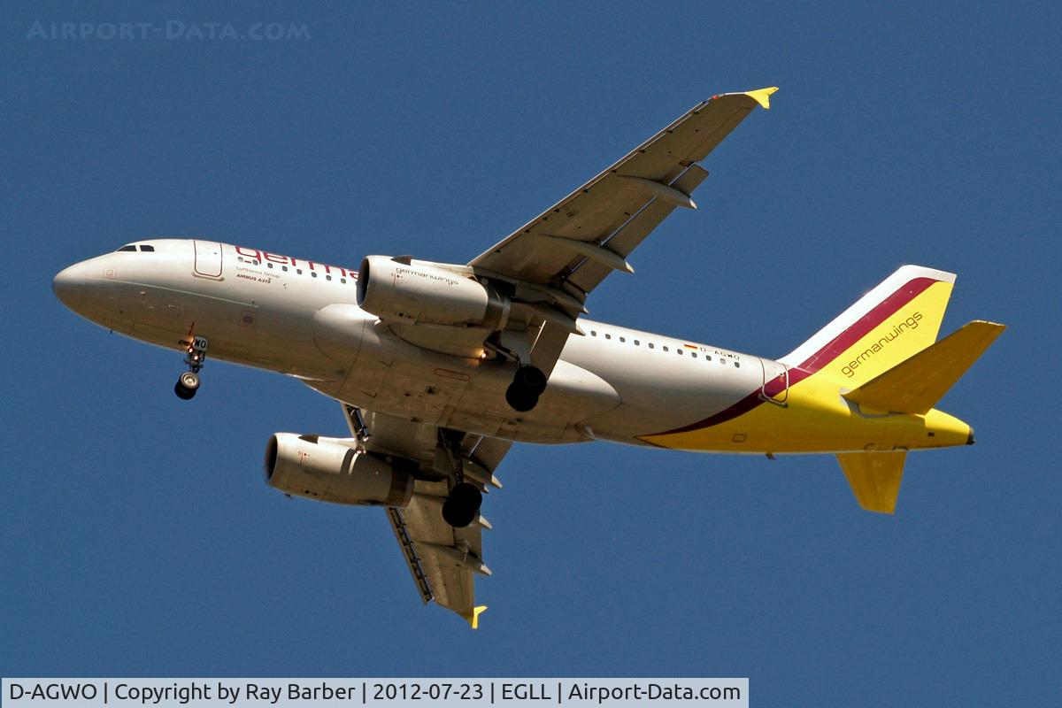 D-AGWO, 2009 Airbus A319-132 C/N 4166, Airbus A319-132 [4166] German Wings) Home~G 23/07/2012