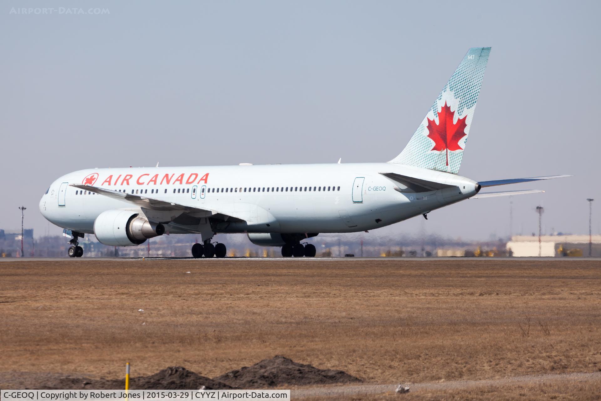 C-GEOQ, 1999 Boeing 767-375/ER C/N 30112, Run up on 24L at Toronto Pearson