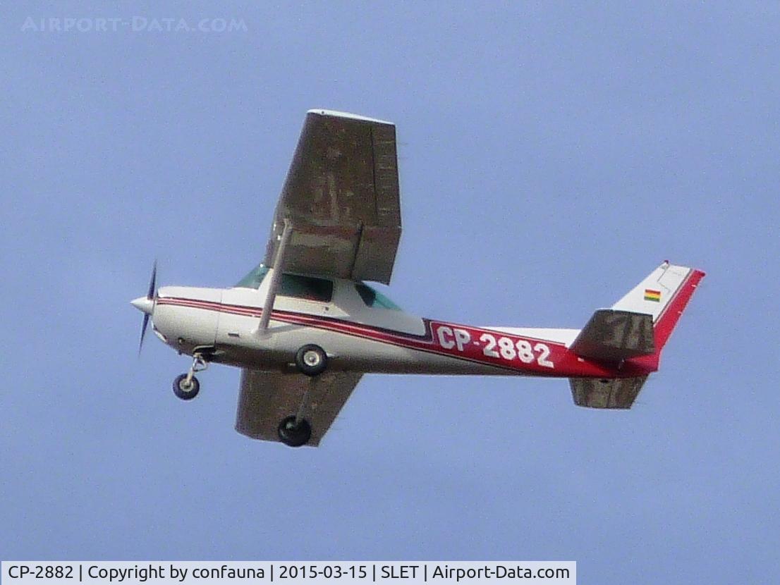 CP-2882, 1974 Cessna 150M C/N 15075786, Leaving El Trompillo