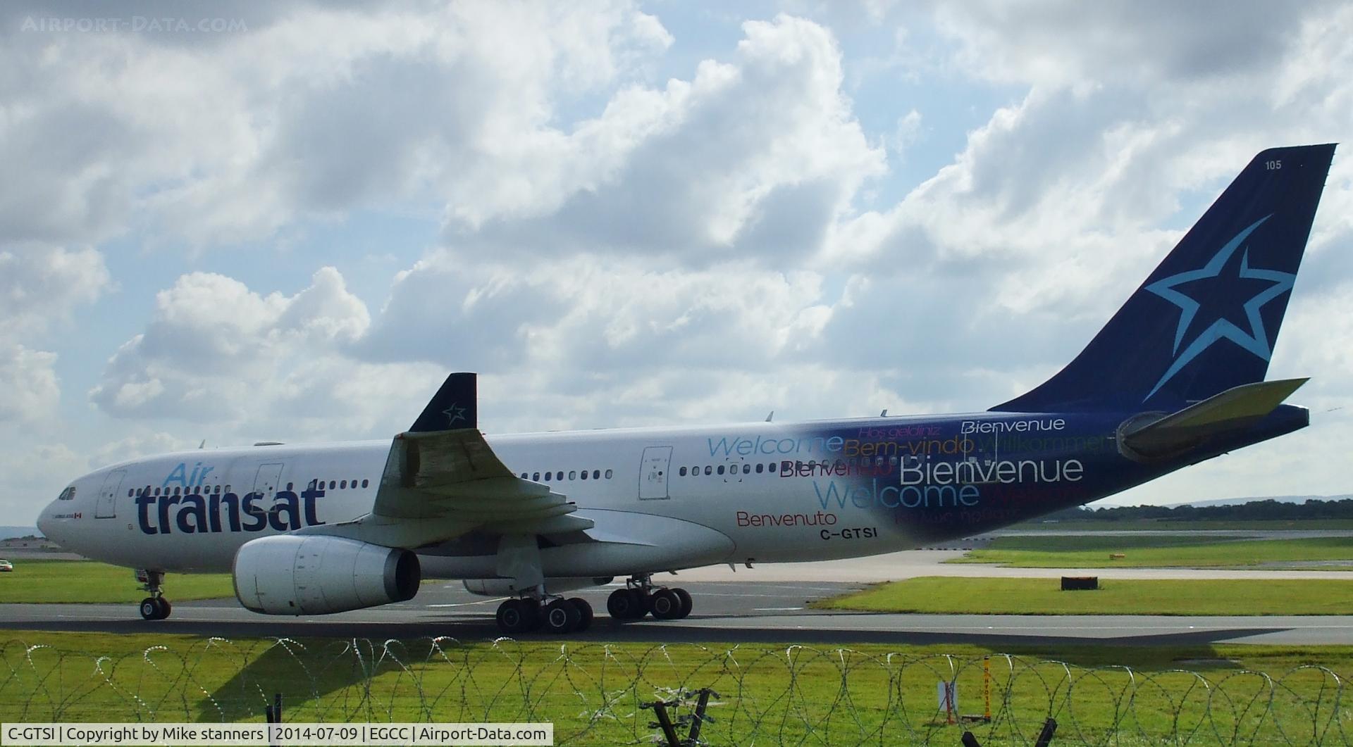 C-GTSI, 2001 Airbus A330-243 C/N 427, TSC347 Arrives at MAN