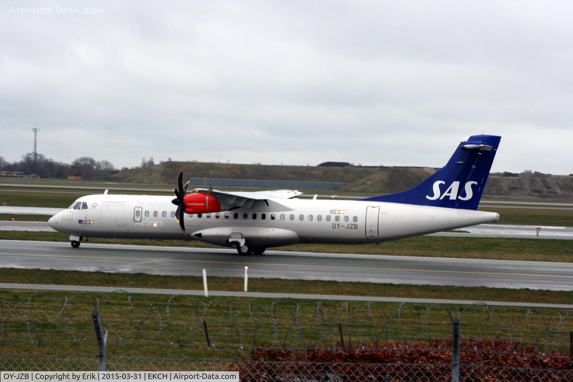 OY-JZB, 2013 ATR 72-600 (72-212A) C/N 1121, OY-JZB arrived rw 04L.