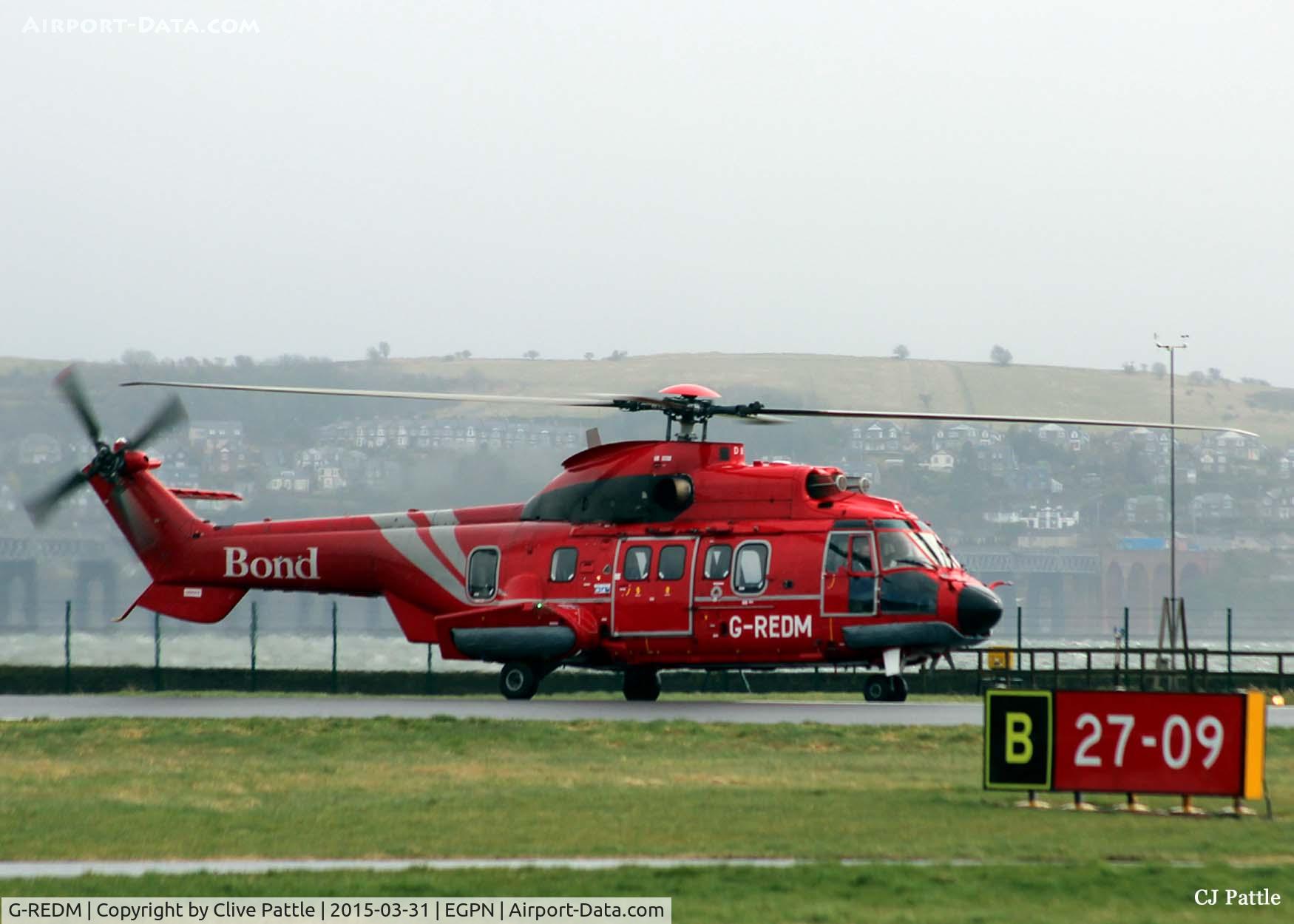 G-REDM, 2004 Eurocopter AS-332L-2 Super Puma C/N 2614, Pictured at Dundee Riverside crew training