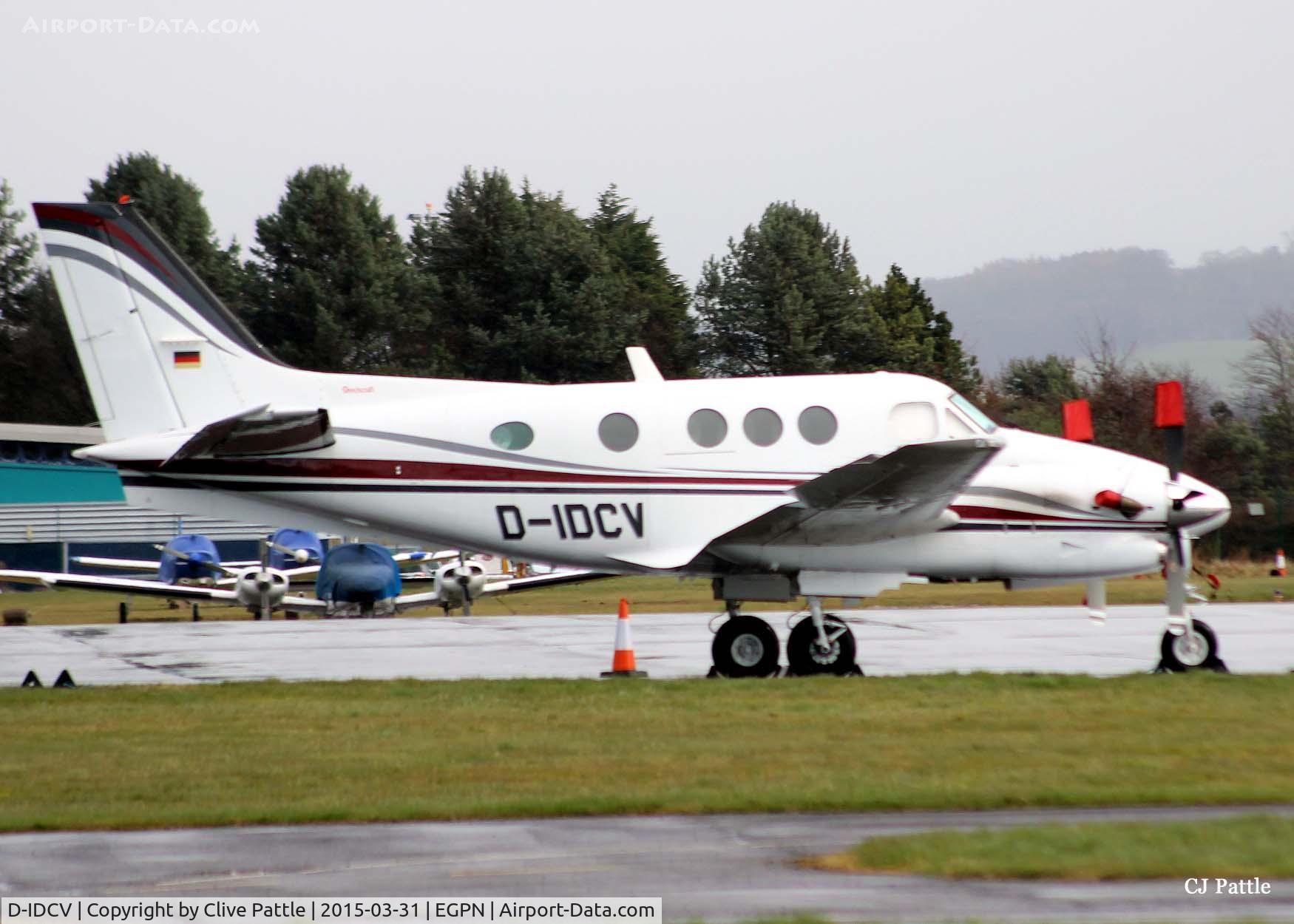 D-IDCV, 2001 Raytheon C90B King Air C/N LJ-1622, Parked up on the apron at Dundee Riverside