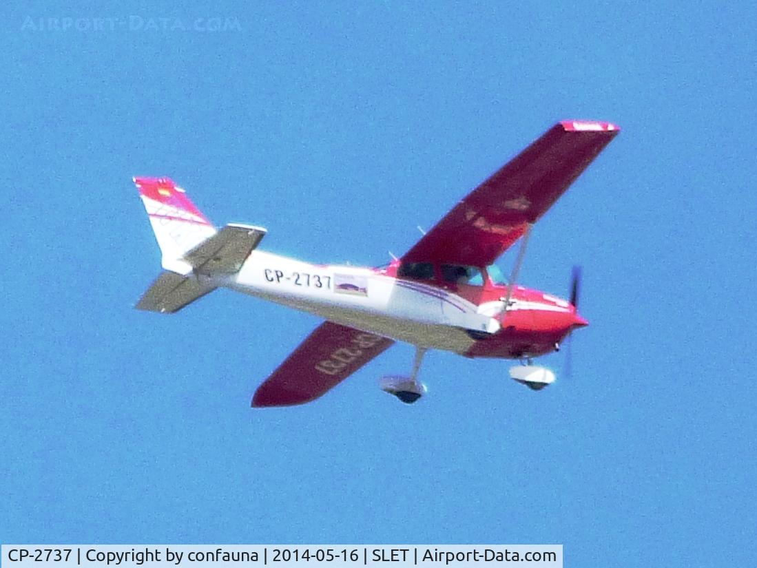 CP-2737, Cessna 172M C/N 17266039, From a distance, with a new sticker on the side?