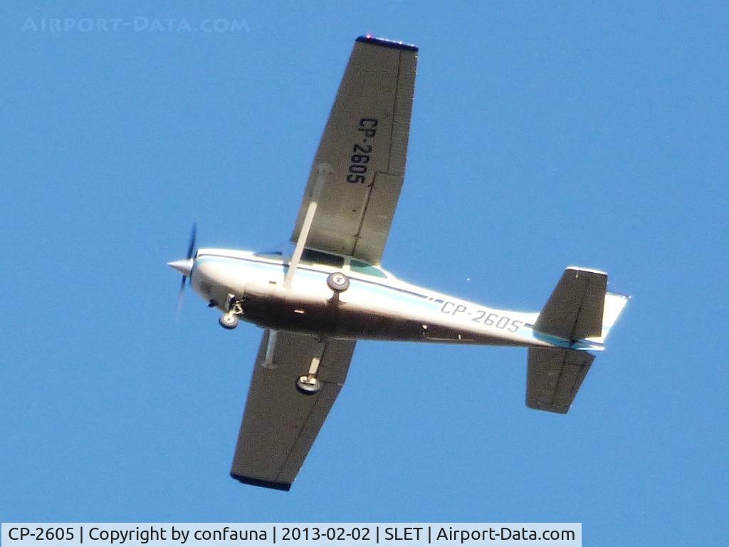 CP-2605, 1977 Cessna 172K Hawk XP Skyhawk C/N R1722139, A Fenix trainer with old paint in 2013