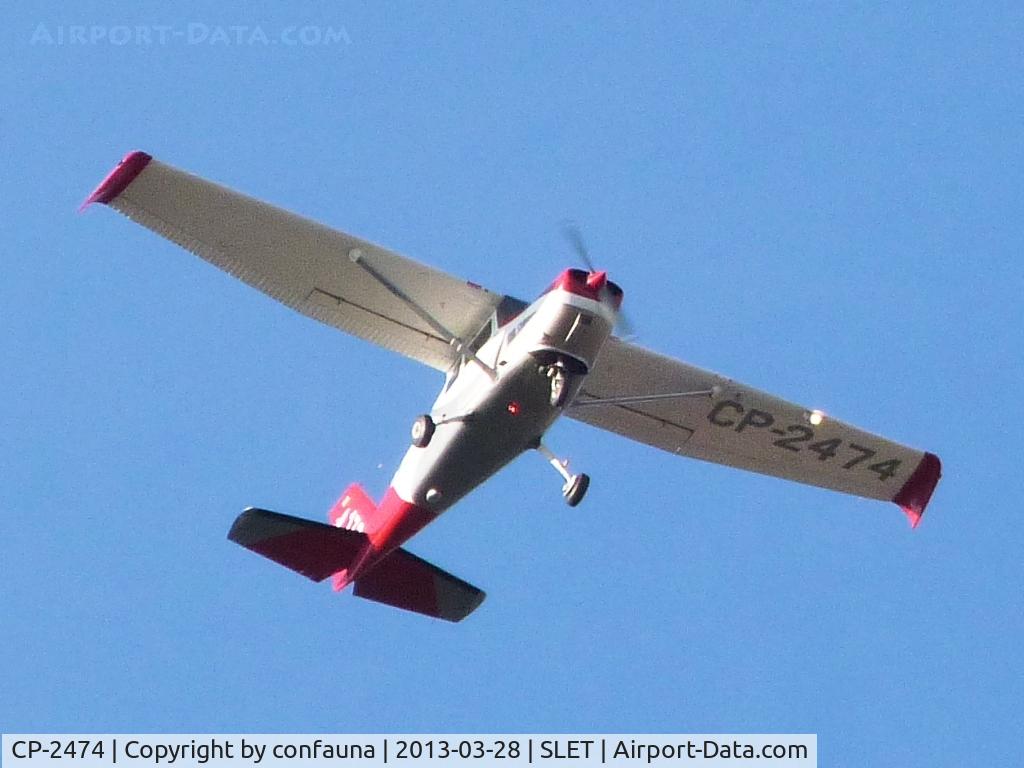 CP-2474, 1961 Cessna 172A C/N 47334, Over Santa Cruz city