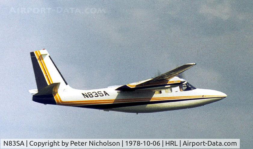 N83SA, 1978 Aero Commander 500S Shrike Commander C/N 3310, This Company demonstrator attended the 1978 Confederate Air Force's show at Harlingen.
