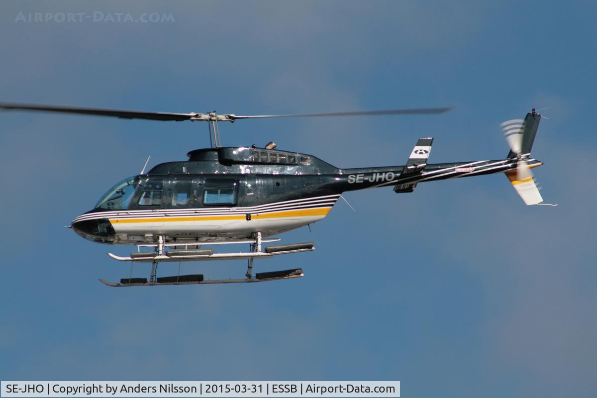 SE-JHO, 1980 Bell 206L-1 LongRanger II C/N 45534, Performing an ILS approach runway 30.