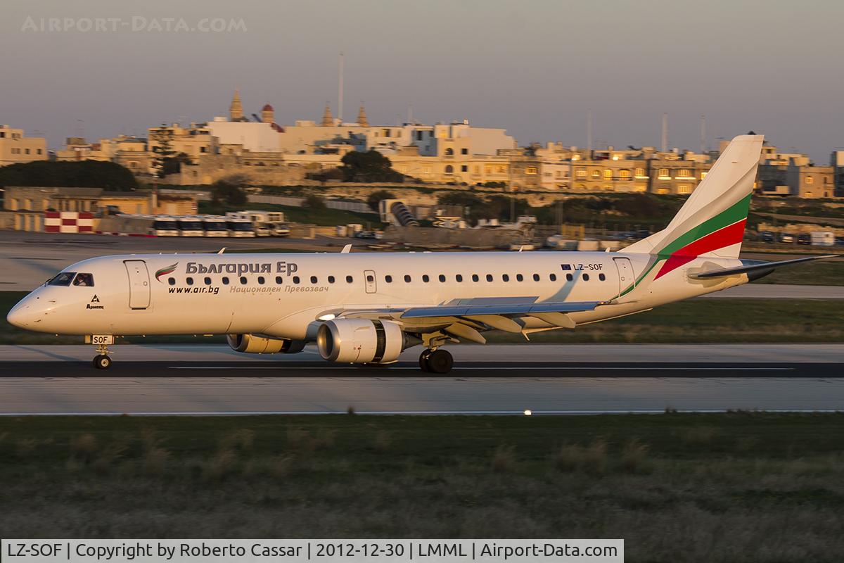 LZ-SOF, 2012 Embraer 190AR (ERJ-190-100IGW) C/N 19000492, Runway 31