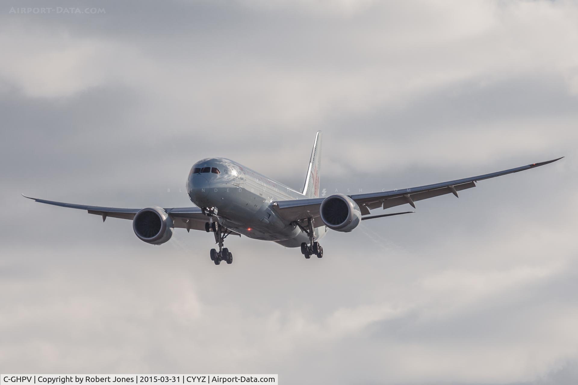 C-GHPV, 2014 Boeing 787-8 Dreamliner C/N 35260, Landing 05 at Toronto Pearson