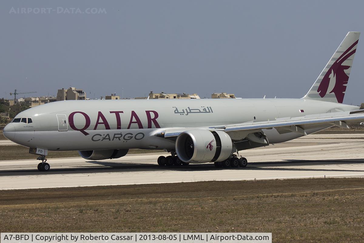 A7-BFD, 2012 Boeing 777-FDZ C/N 41427, Runway 31