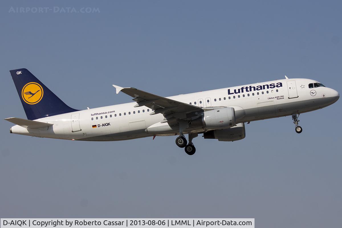 D-AIQK, 1991 Airbus A320-211 C/N 0218, Runway 13
