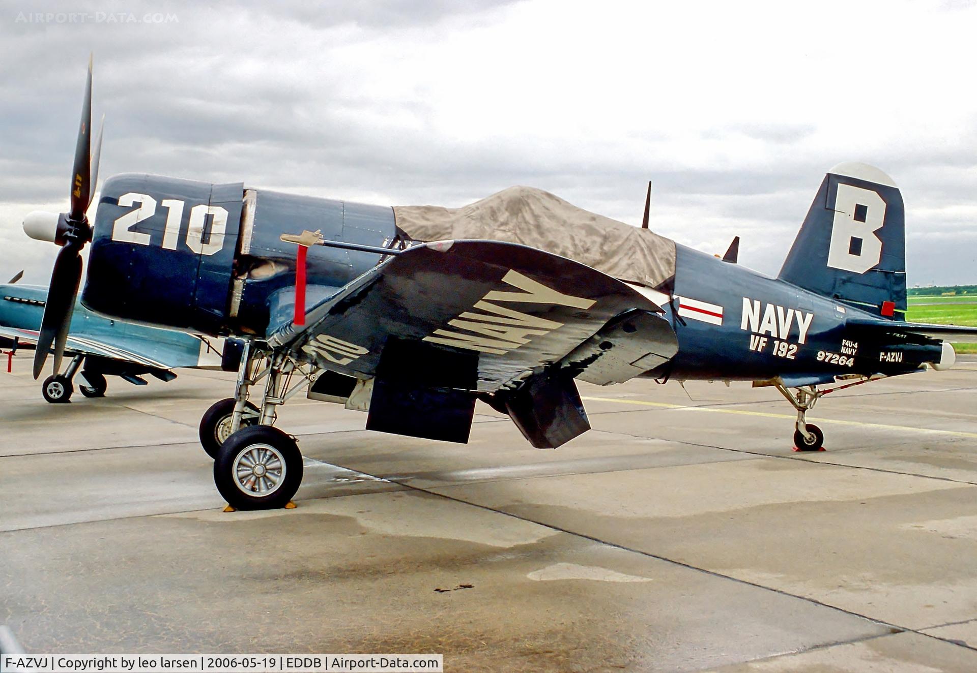 F-AZVJ, 1945 Vought F4U-4 Corsair C/N 9418, Berlin Air Show 19.5.06