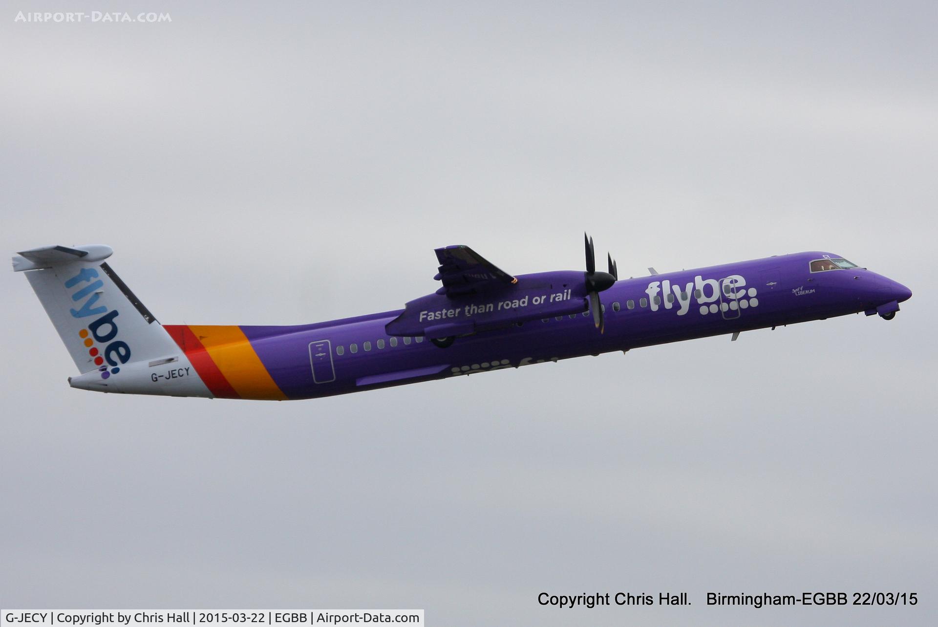 G-JECY, 2007 De Havilland Canada DHC-8-402Q Dash 8 C/N 4157, flybe