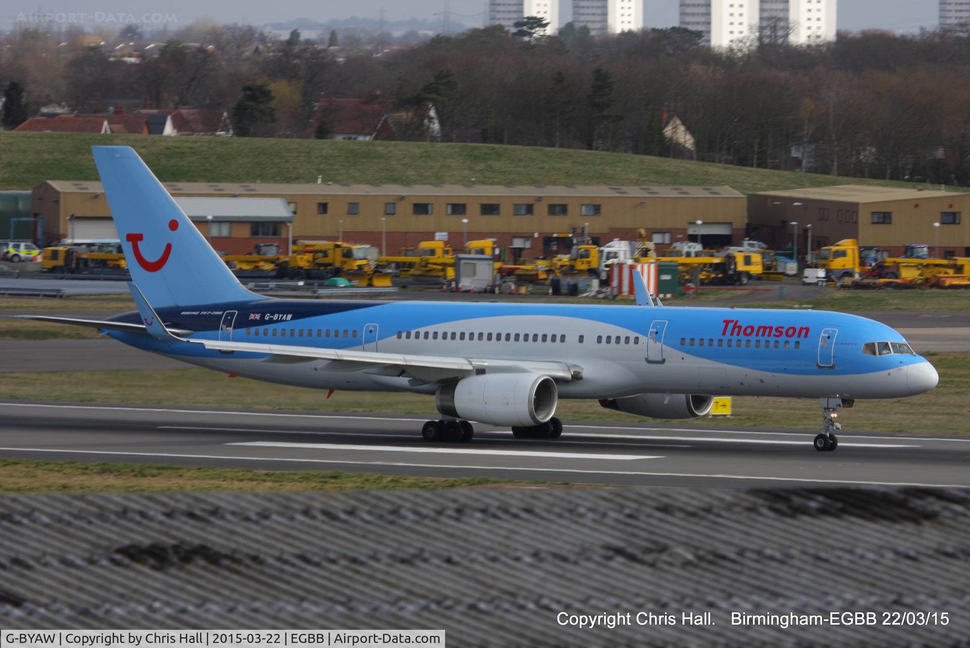 G-BYAW, 1995 Boeing 757-204 C/N 27234, Thomson