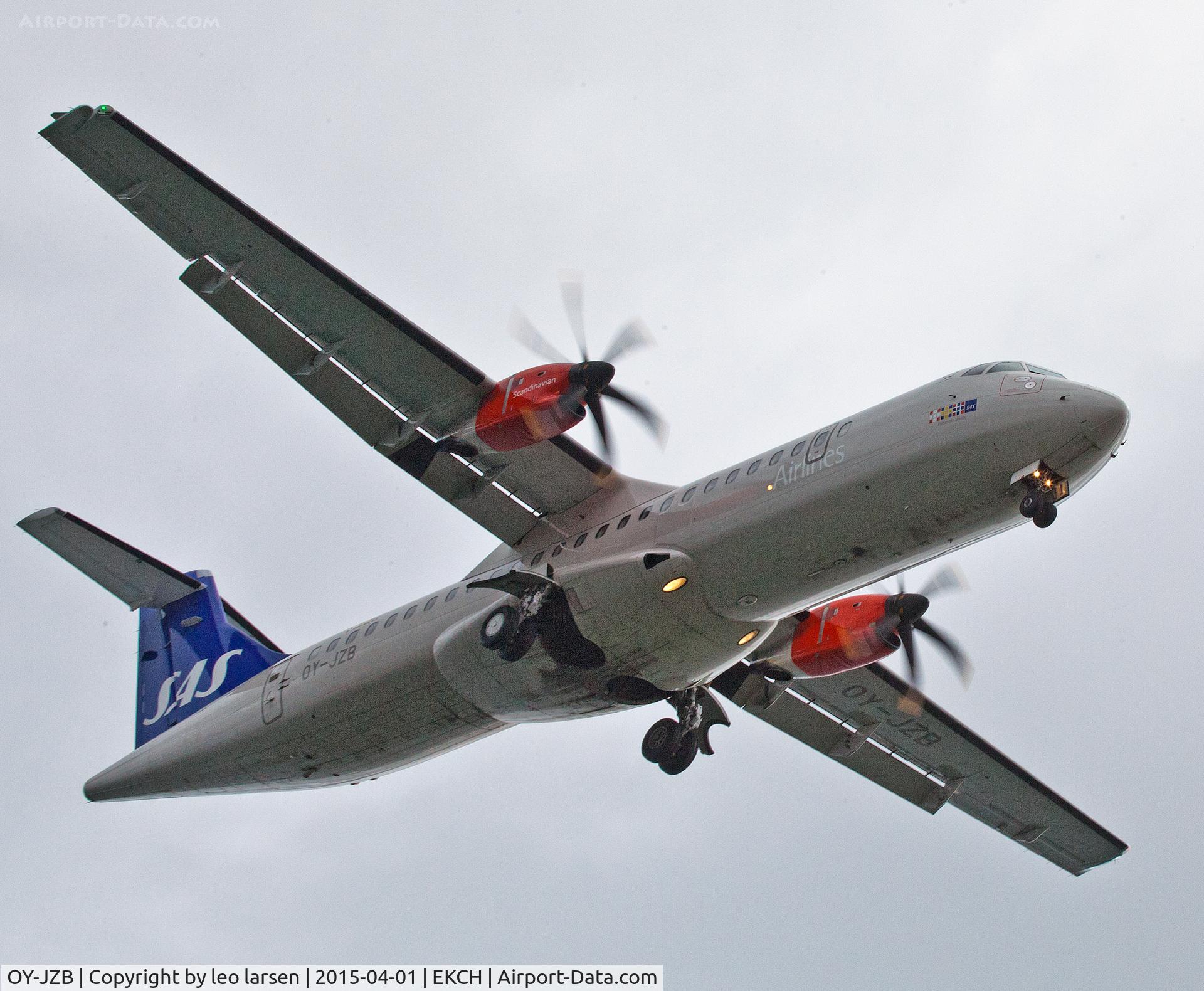OY-JZB, 2013 ATR 72-600 (72-212A) C/N 1121, Copenhagen 1.4.15