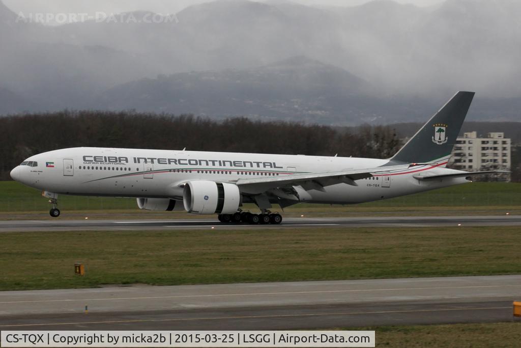 CS-TQX, 2011 Boeing 777-2FB/LR C/N 40668, Landing