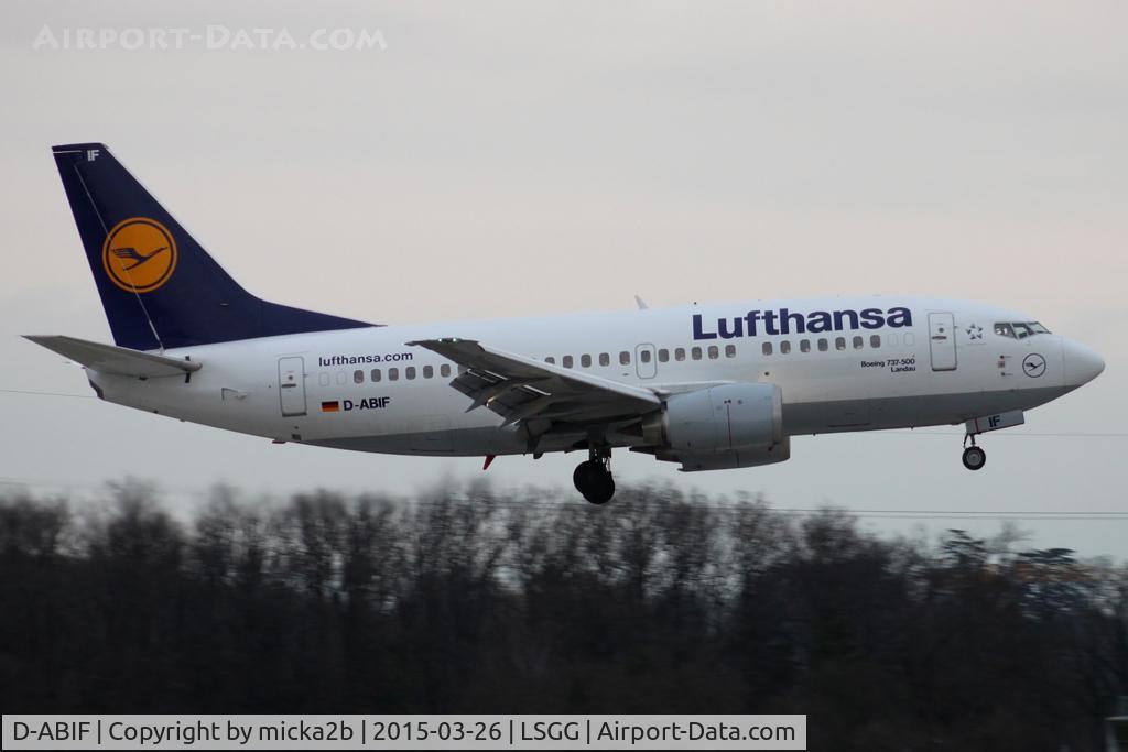 D-ABIF, 1991 Boeing 737-530 C/N 24820, Landing