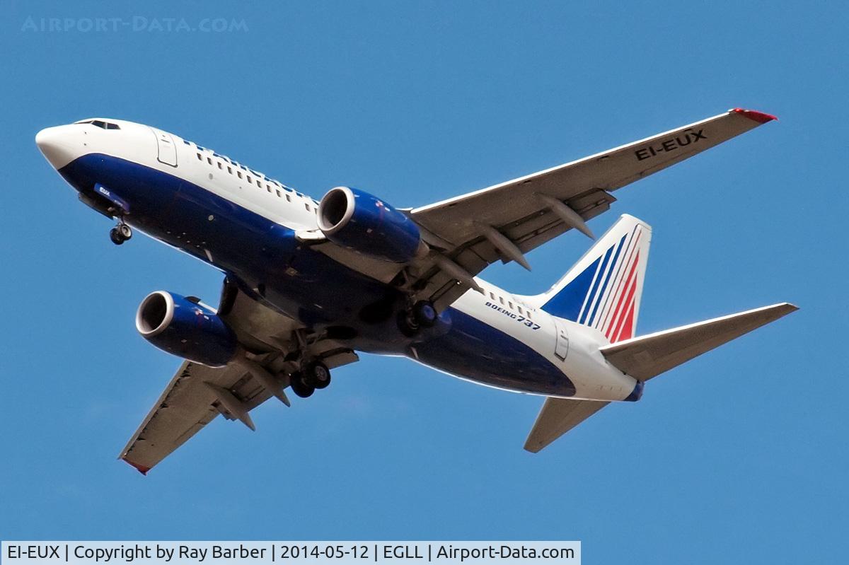 EI-EUX, 2004 Boeing 737-7Q8 C/N 29352, Boeing 737-7Q8 [29352] (Transaero Airlines) Home~G 12/05/2014. On approach 27R.