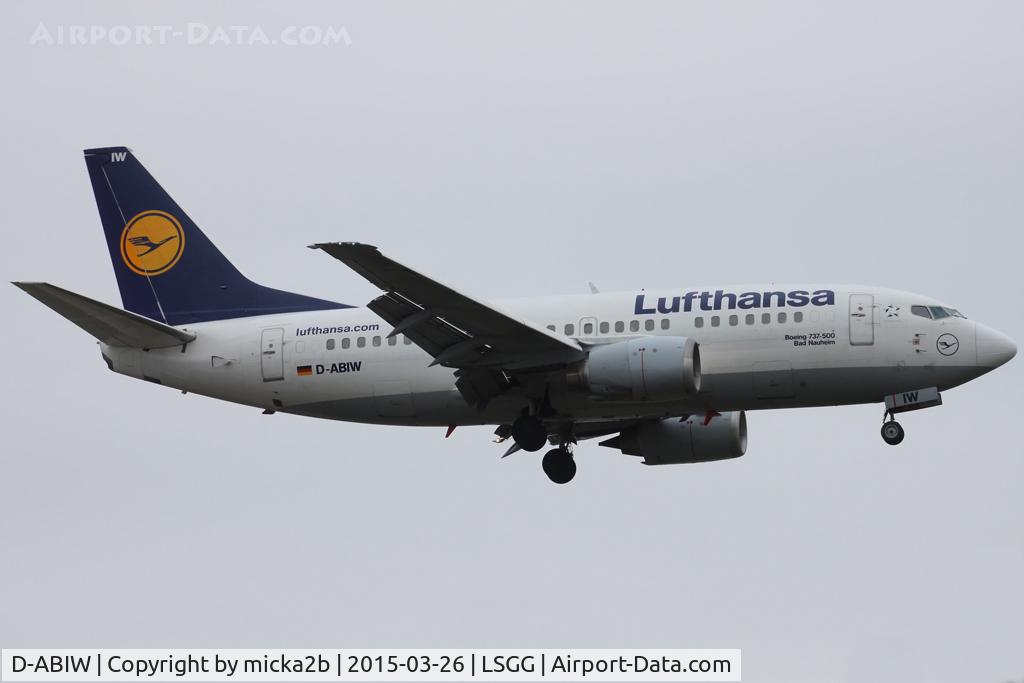 D-ABIW, 1991 Boeing 737-530 C/N 24945, Landing