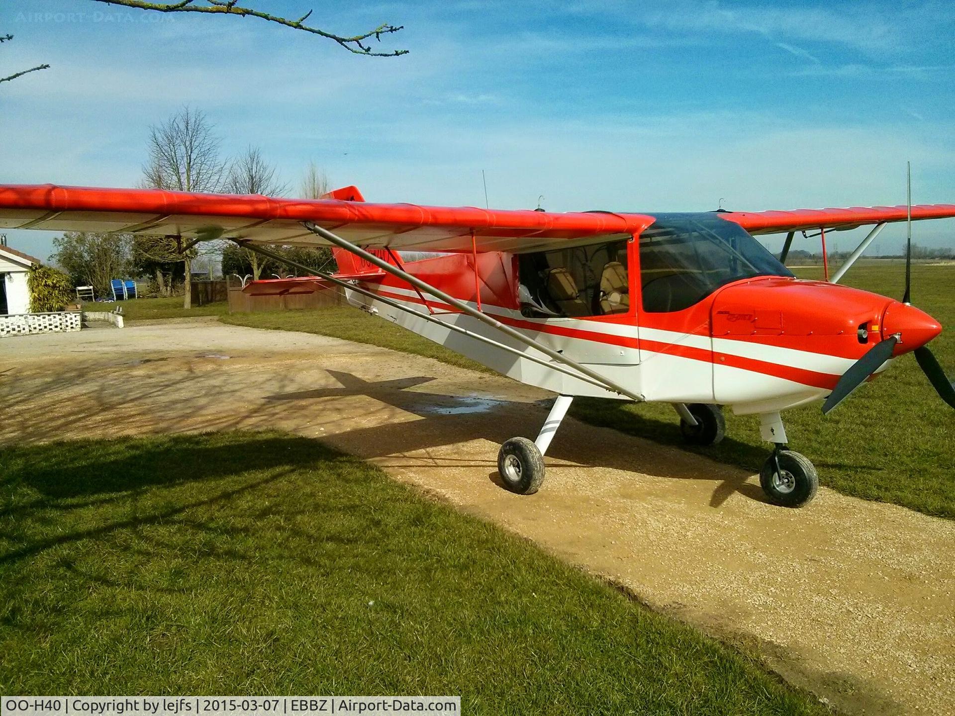 OO-H40, 2013 Rans S-6ES Coyote II C/N 08131972, OO-H40 ready to fly