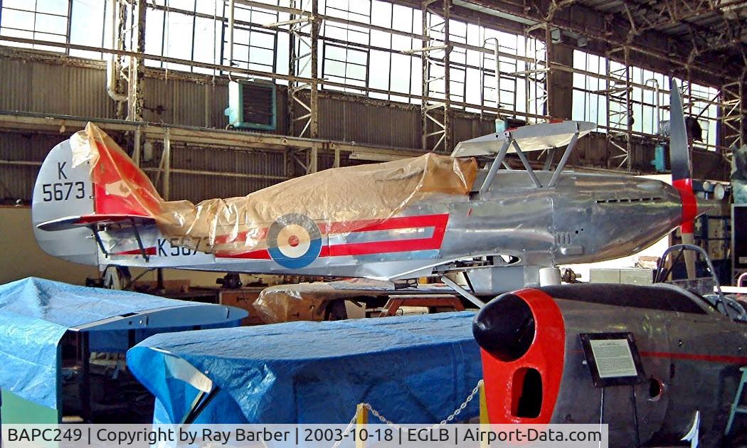 BAPC249, Hawker Fury Replica C/N BAPC.249, Hawker Fury I (replica) [BAPC-249] Brooklands Museum~G 18/10/2003