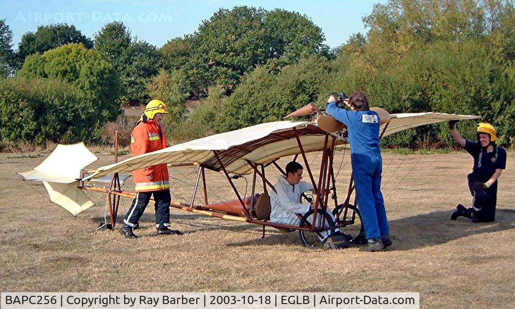BAPC256, Santos-Dumont XX Demoiselle Replica C/N BAPC.256, BAPC-256   Santos Dumont XX Demoiselle (replica) [Unknown] Brooklands Museum~G 18/10/2003