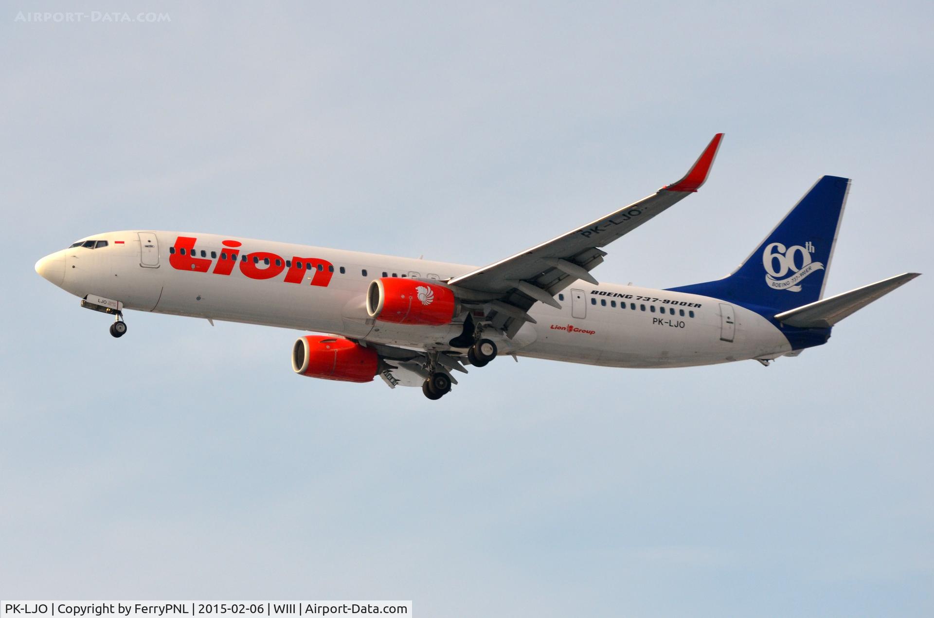 PK-LJO, 2012 Boeing 737-9GP/ER C/N 38315, Lion Air's 60th B739.