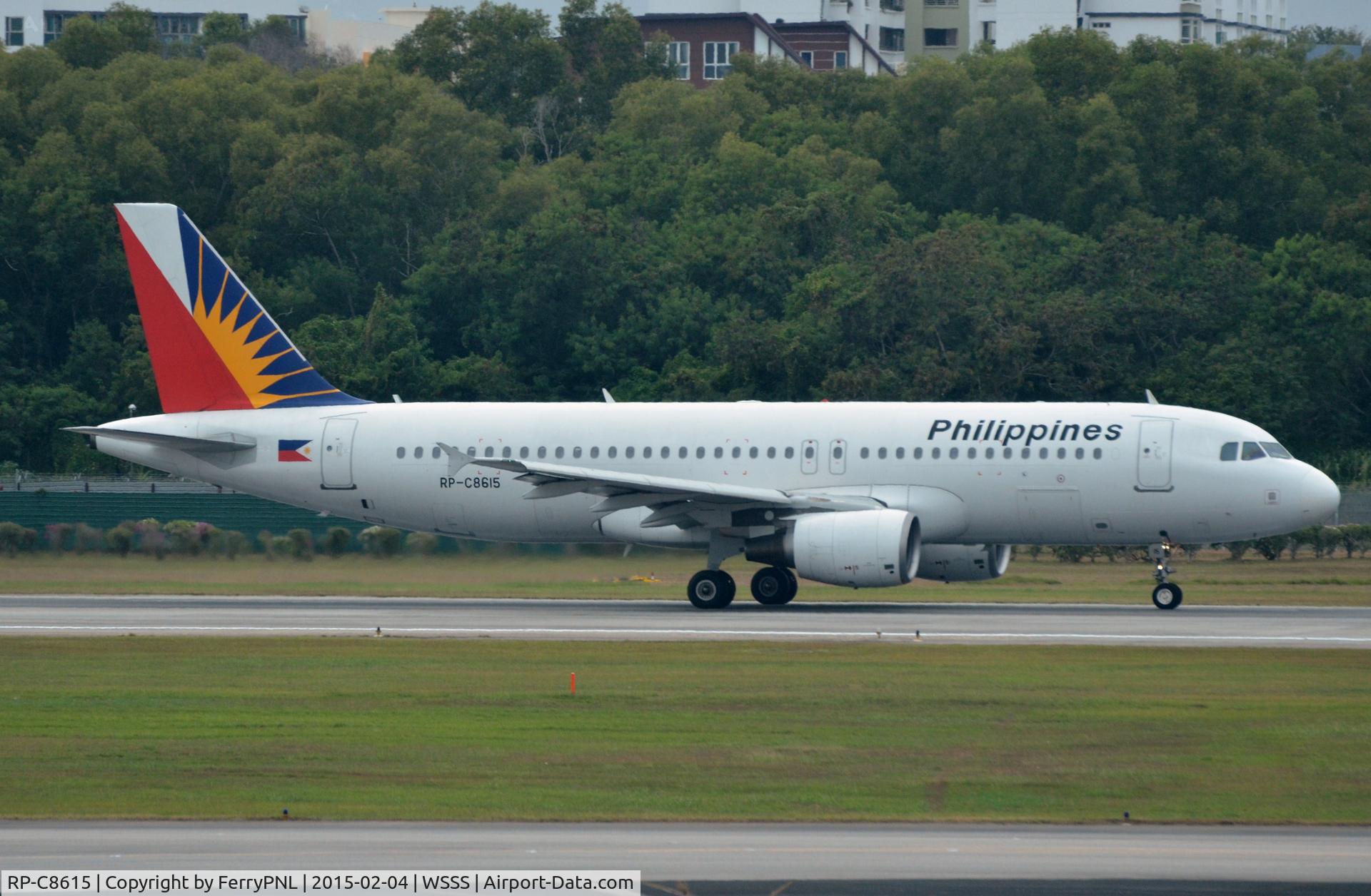 RP-C8615, 2008 Airbus A320-214 C/N 3731, Philippine A320 landing.