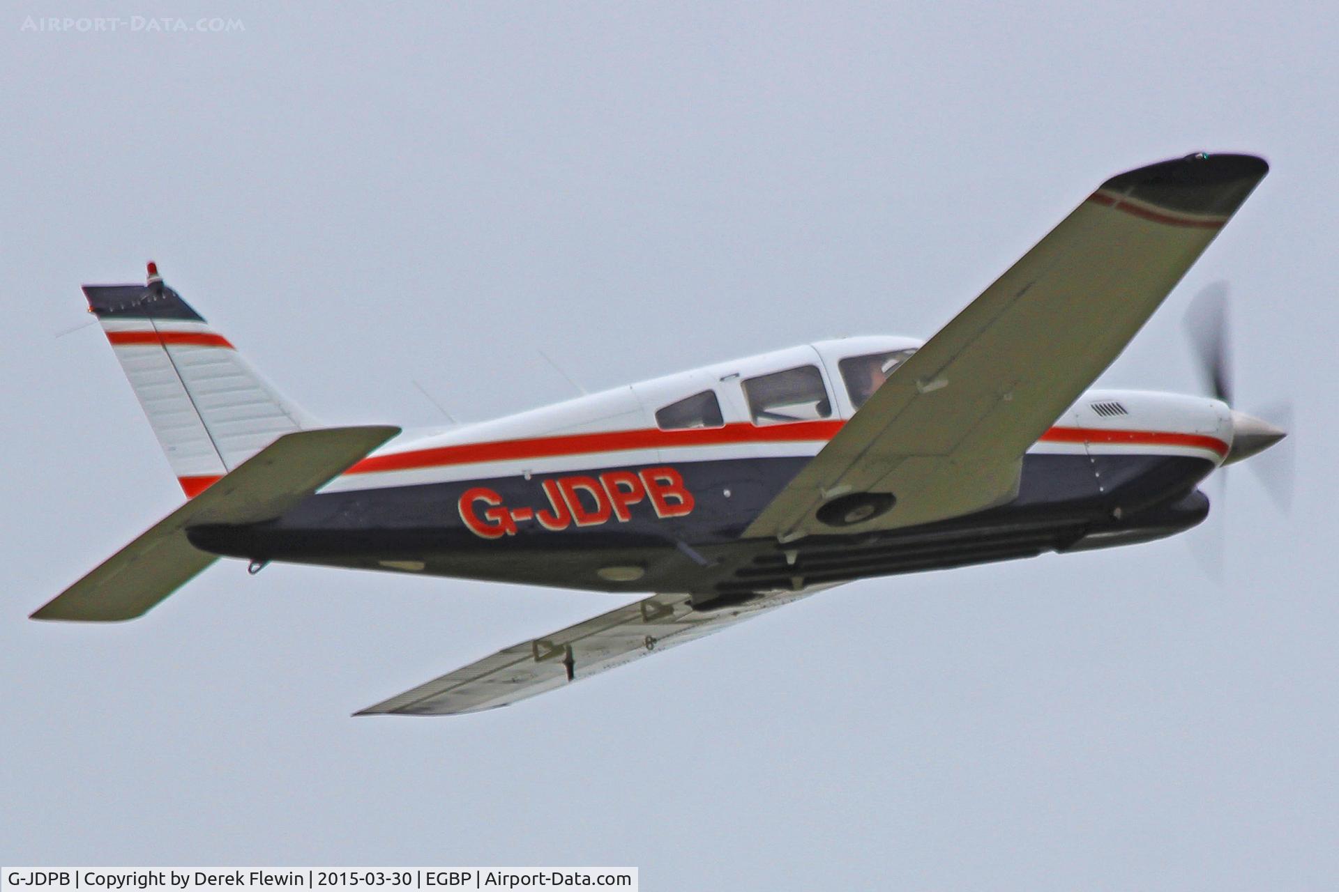 G-JDPB, 1978 Piper PA-28R-201T Cherokee Arrow III C/N 28R-7803024, Turbo Cherokee Arrow III, Hawarden based, previously N47841, G-DNCS, seen departing runway 26, en-route RTB.