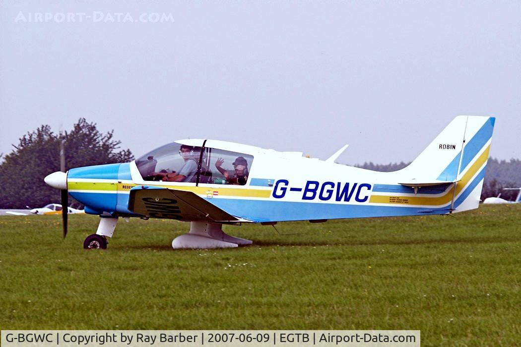 G-BGWC, 1979 Robin DR-400-180 Regent Regent C/N 1420, Robin DR.400/180 Regent [1420] Booker~G 09/06/2007