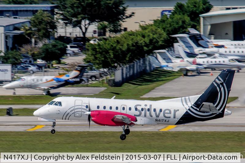 N417XJ, Saab 340B C/N 340B417, Ft. Lauderdale