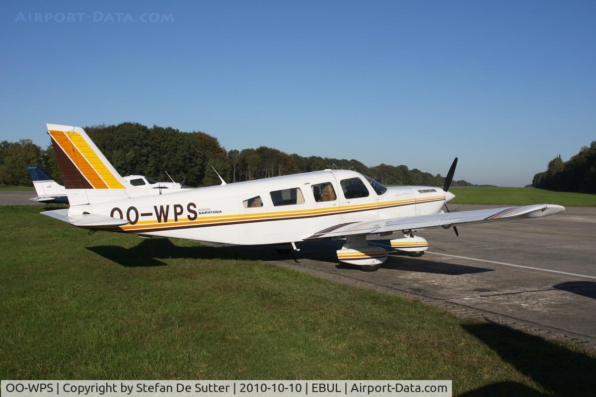 OO-WPS, 1980 Piper PA-32-301T Saratoga Saratoga C/N 32-8024011, Parked @ Vliegclub Ursel.