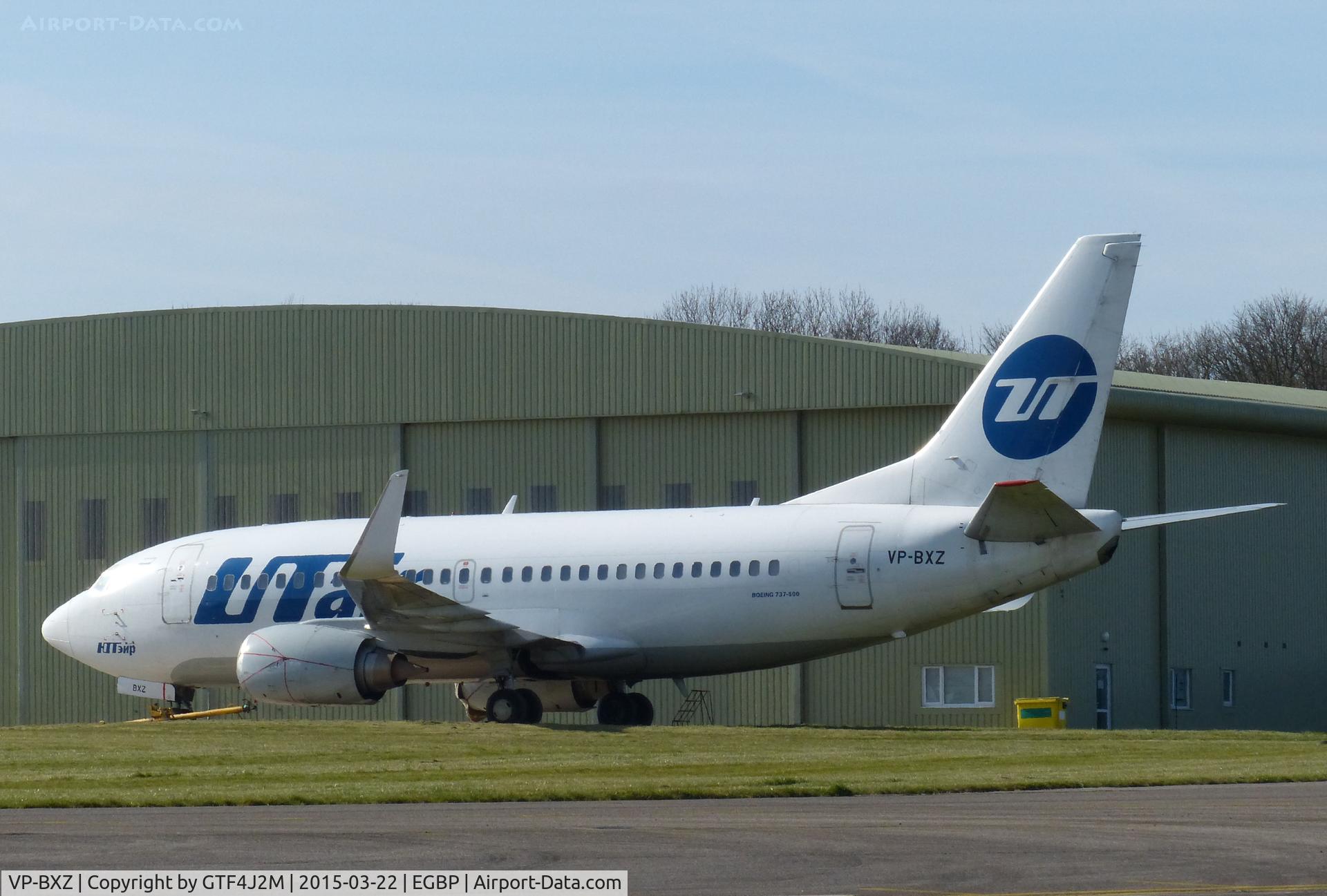 VP-BXZ, 1994 Boeing 737-524 C/N 27329, VP-BXZ of UTair stored at Kemble 22.3.15