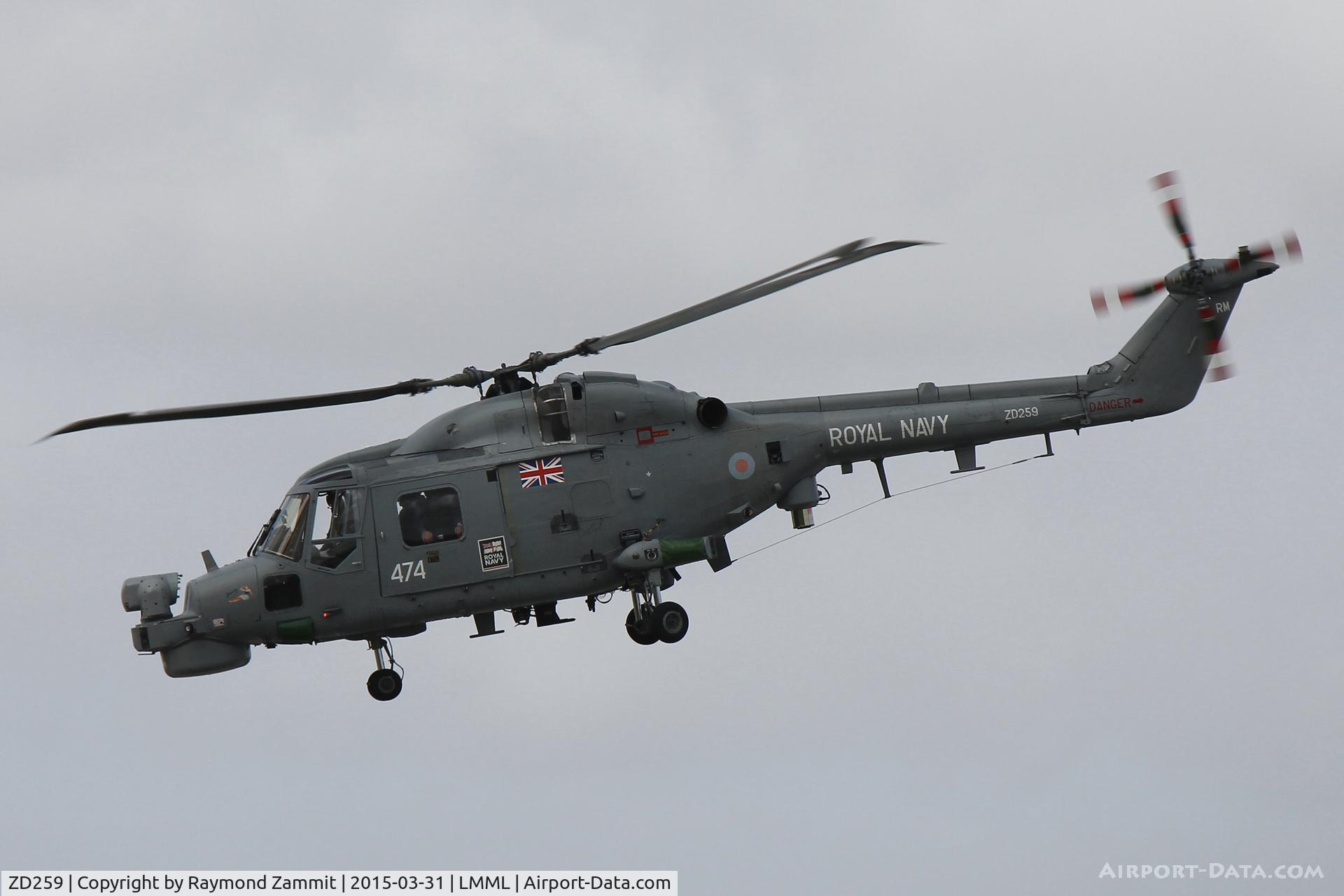 ZD259, 1983 Westland Lynx HMA.8SRU C/N 286, Westland Lynx ZD259/474 Royal Navy