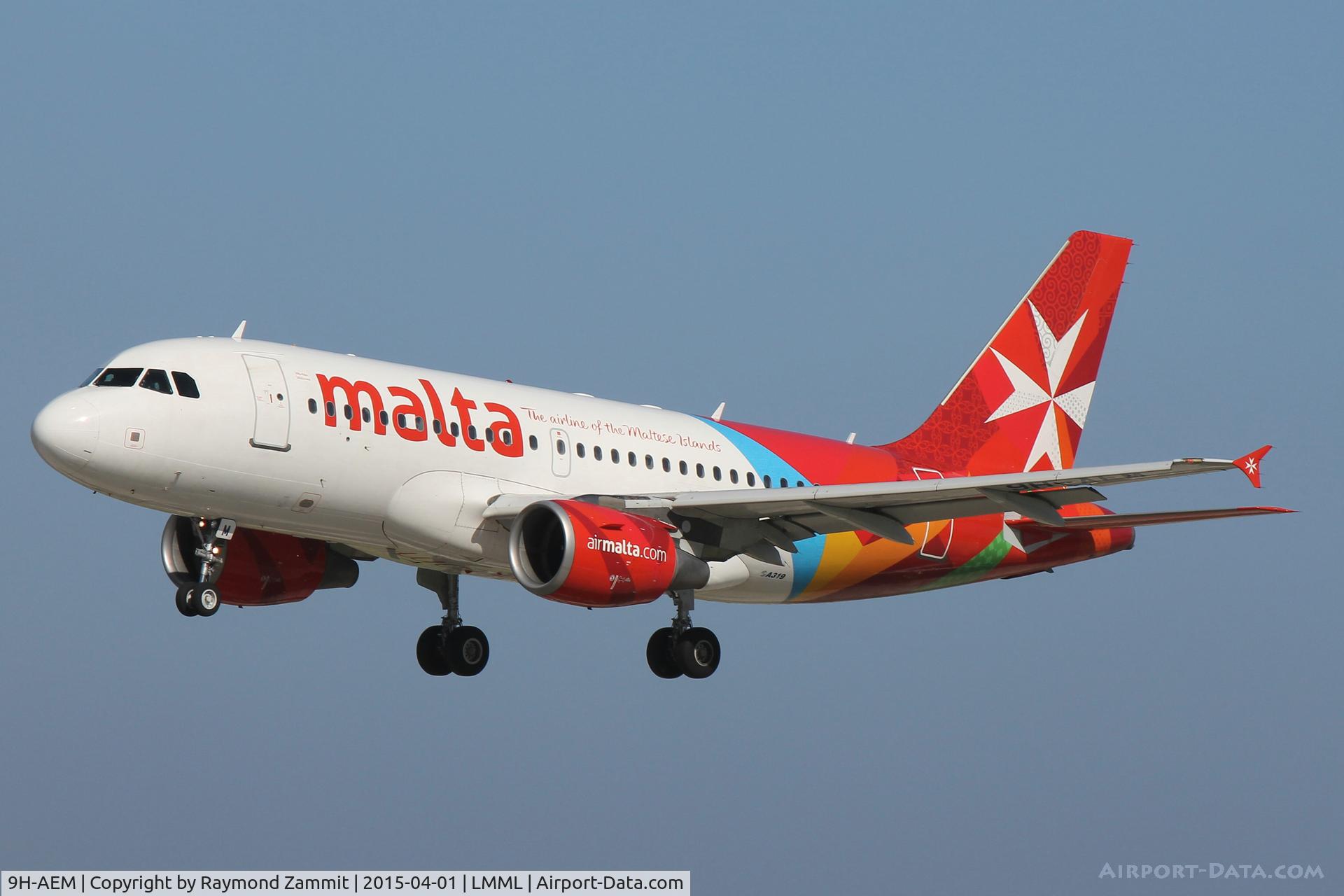 9H-AEM, 2005 Airbus A319-111 C/N 2382, A319 9H-AEM Air Malta