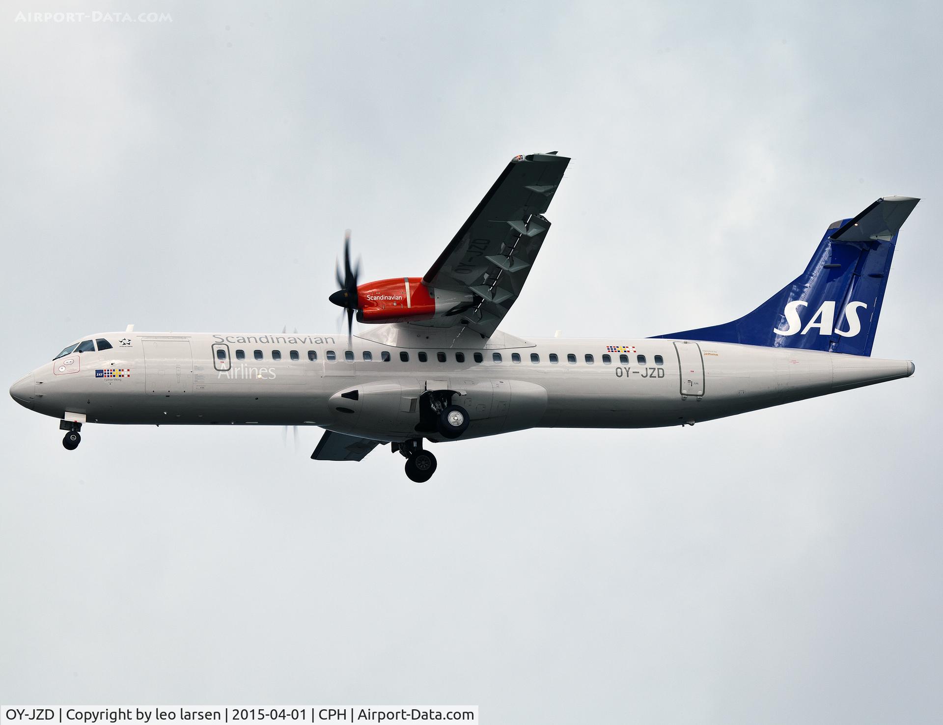 OY-JZD, 2013 ATR 72-600 (72-212A) C/N 1131, Copenhagen 1.4.15 app to R-30